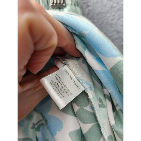 Floral Print Ruffled Mini Skirt With Elastic Waistband Mittoshop M 100% Polyeste - Picture 3 of 4